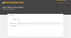 Desktop Screenshot of livecounter.net